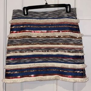 Anthropologie Moulinette Soeurs embellished skirt